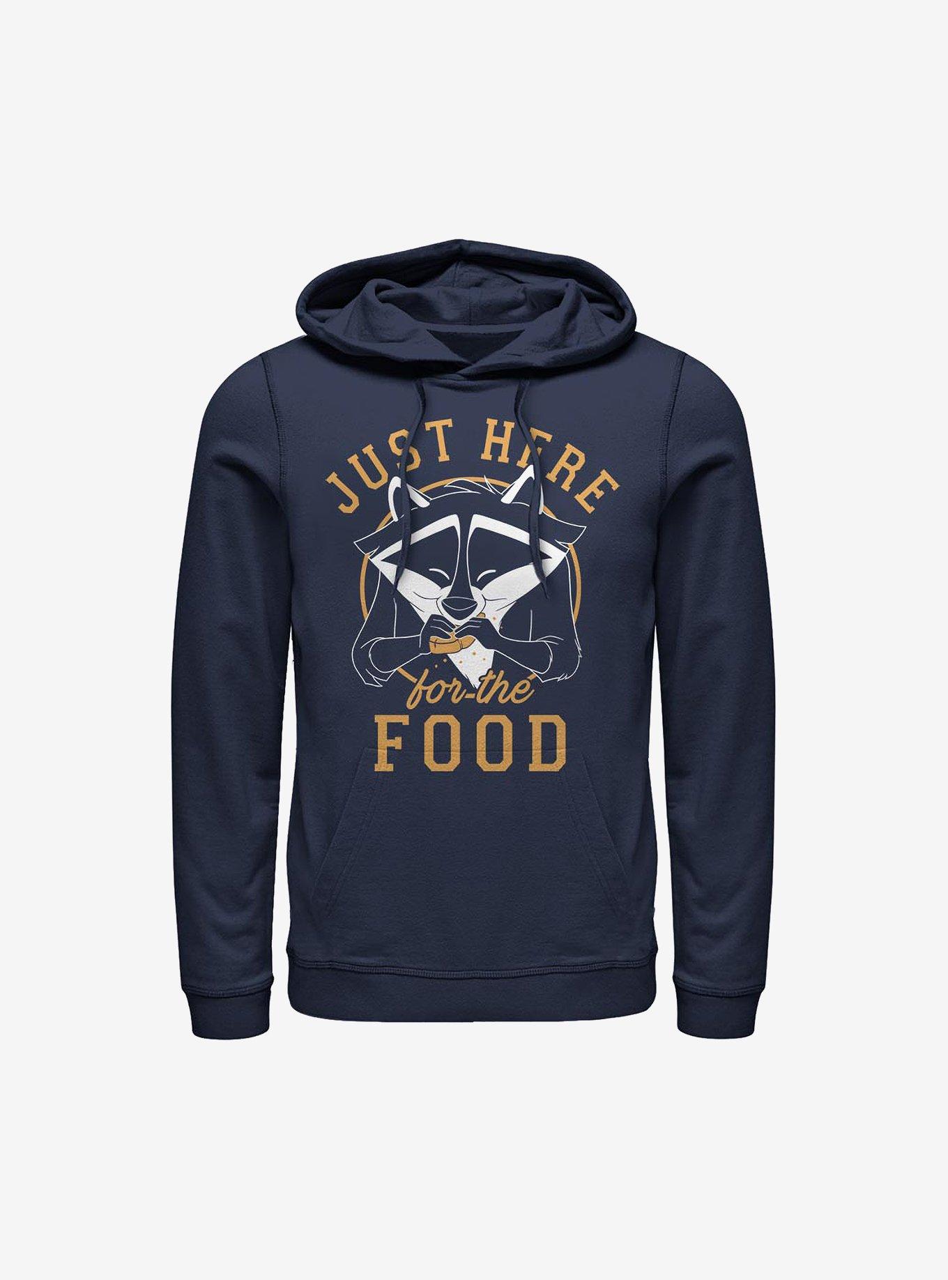 Disney Pocahontas Meeko Here For Food Hoodie, NAVY, hi-res