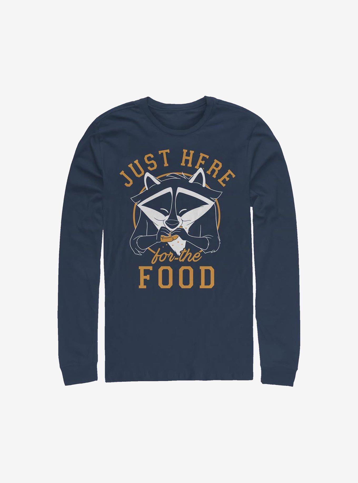 Disney Pocahontas Meeko Here For Food Long-Sleeve T-Shirt