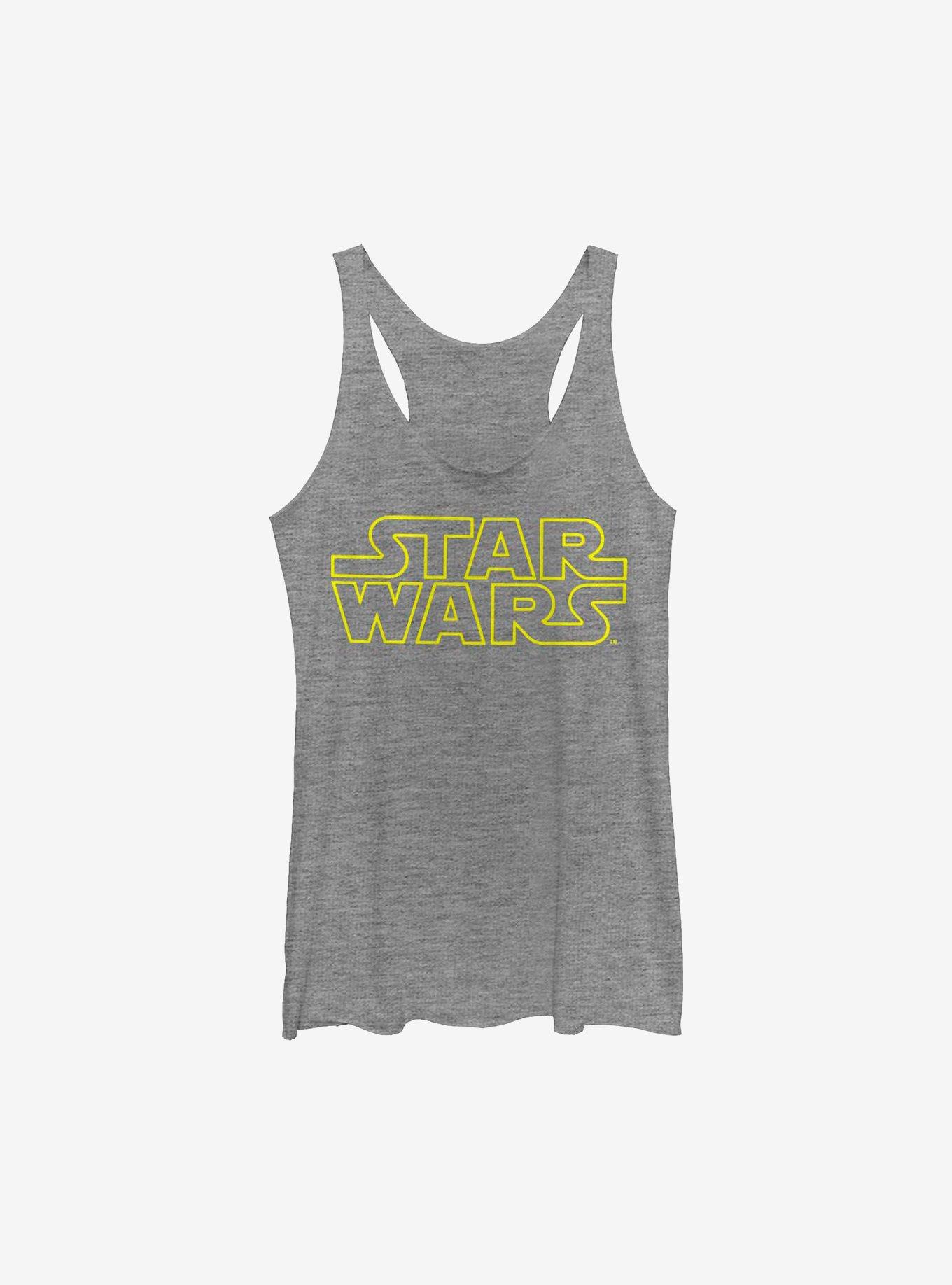 Star Wars Simplified Girls Tank, GRAY HTR, hi-res