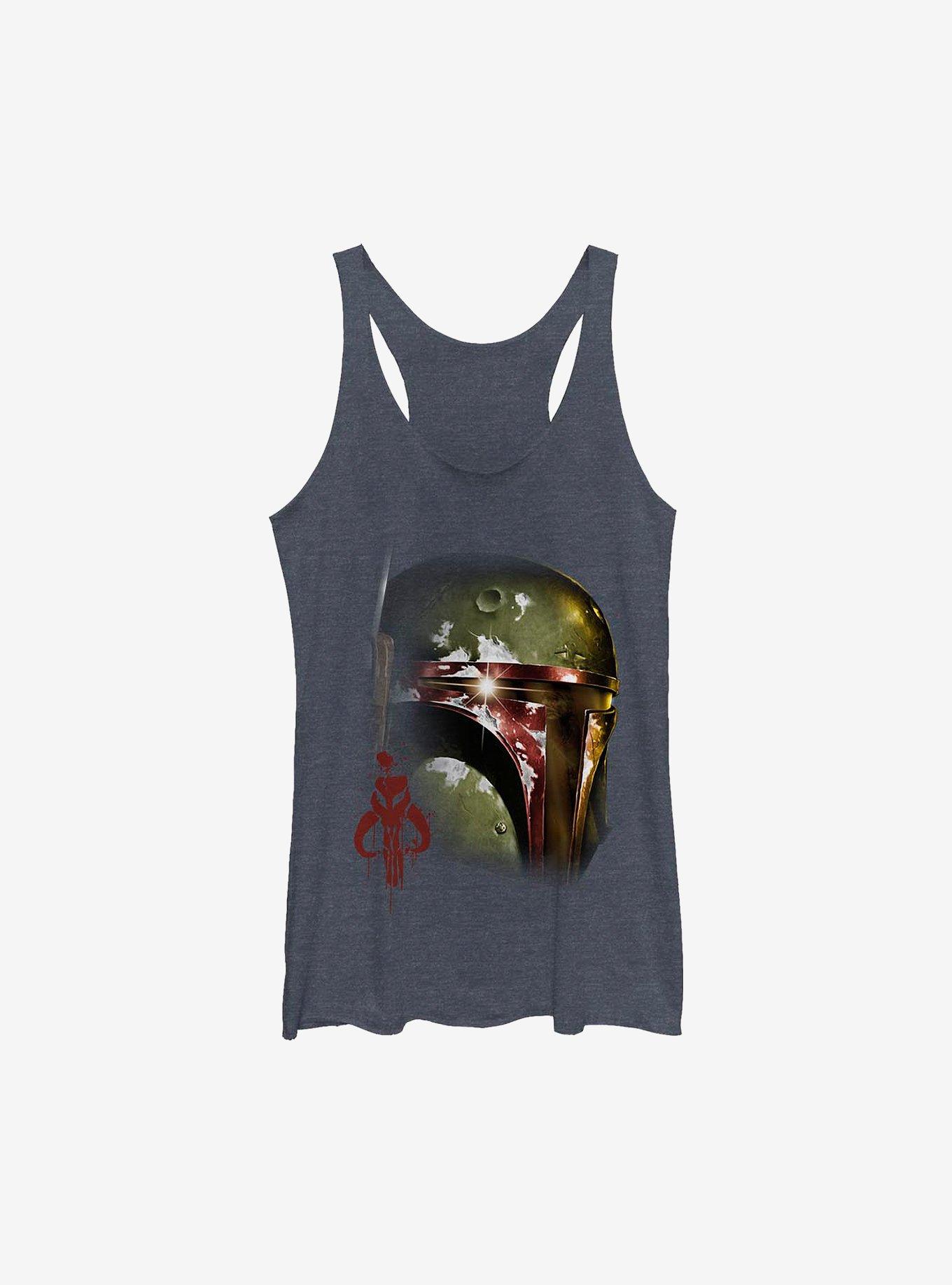 Star Wars Take No Prisoner Girls Tank, NAVY HTR, hi-res