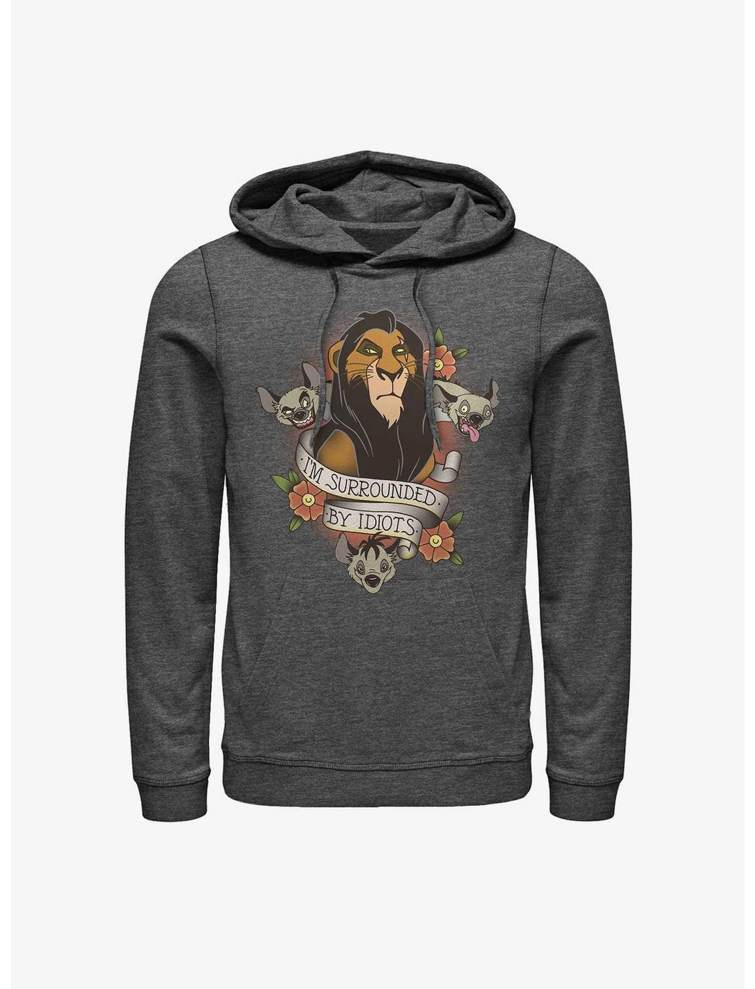 Disney The Lion King Surrounded Hoodie, CHAR HTR, hi-res