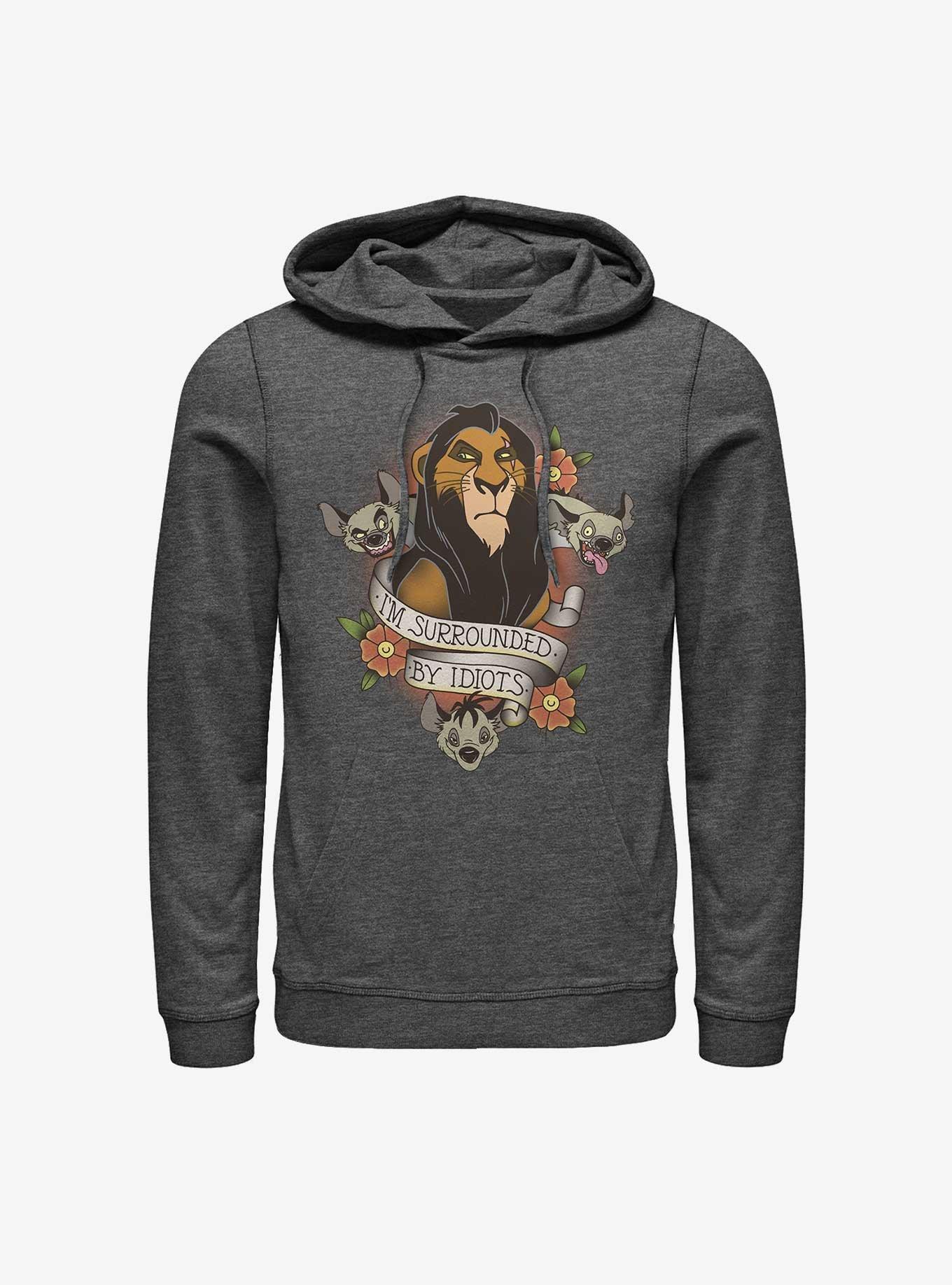 Disney The Lion King Surrounded Hoodie, CHAR HTR, hi-res