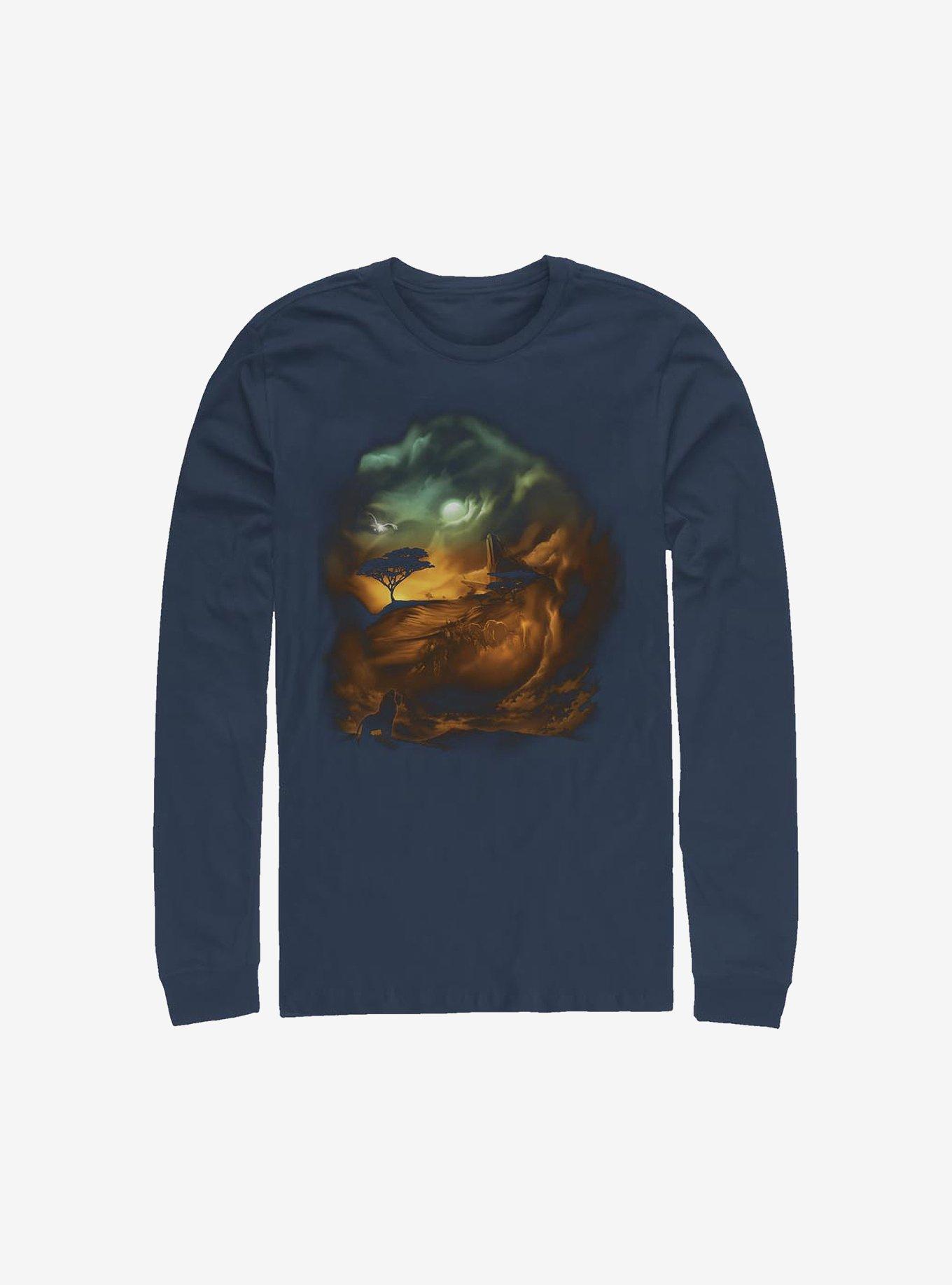 Disney The Lion King Birth Of A King Long-Sleeve T-Shirt, NAVY, hi-res