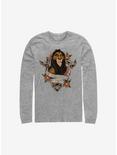 Disney The Lion King Surrounded Long-Sleeve T-Shirt, ATH HTR, hi-res