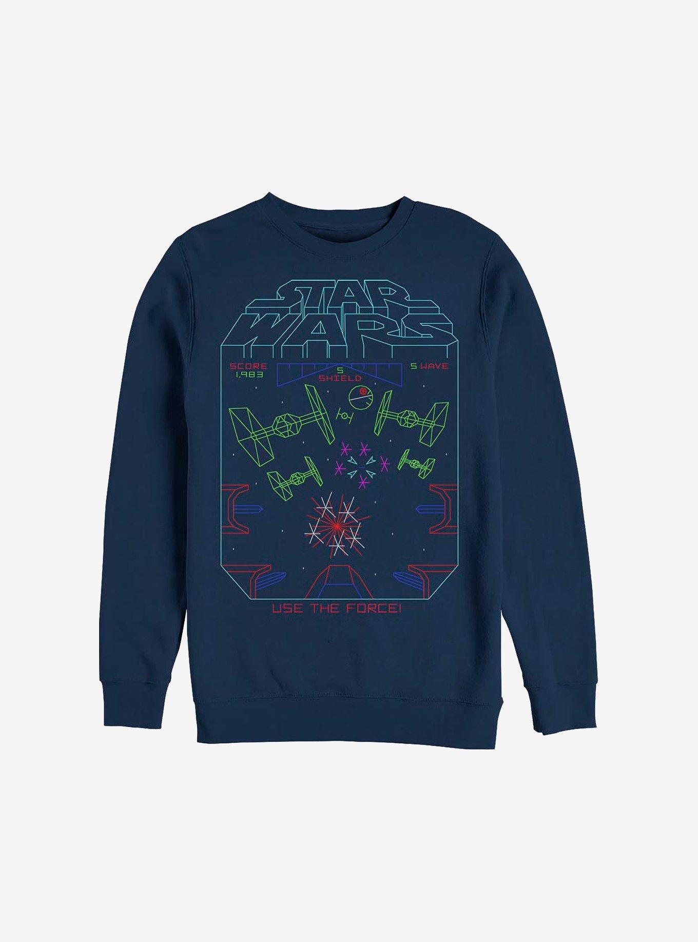Star Wars 5 Standing By Crew Sweatshirt, NAVY, hi-res