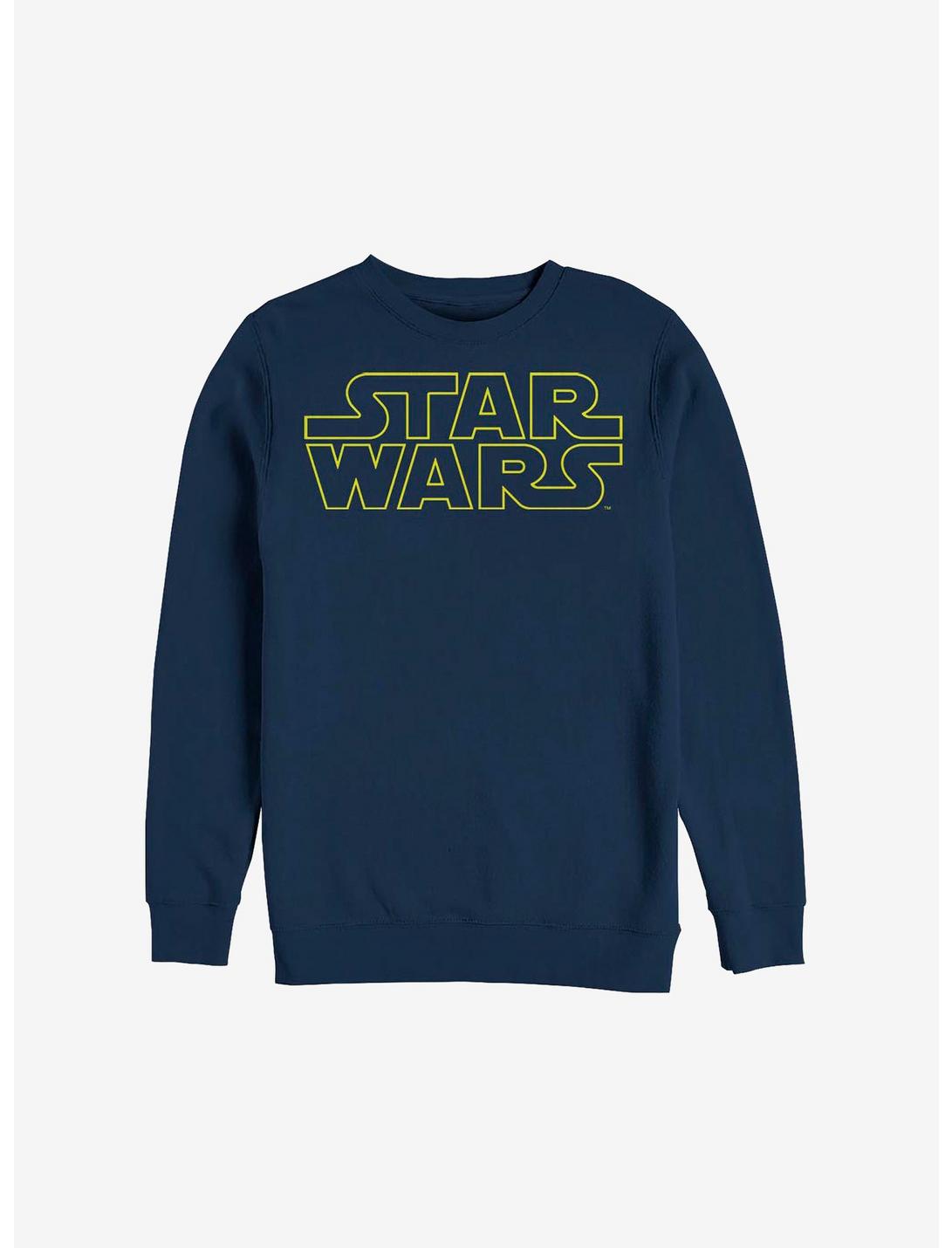 Star Wars Simplified Fleece Crew Sweatshirt, NAVY, hi-res