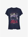 Disney The Little Mermaid Ursula The Sea Witch Girls T-Shirt, NAVY, hi-res