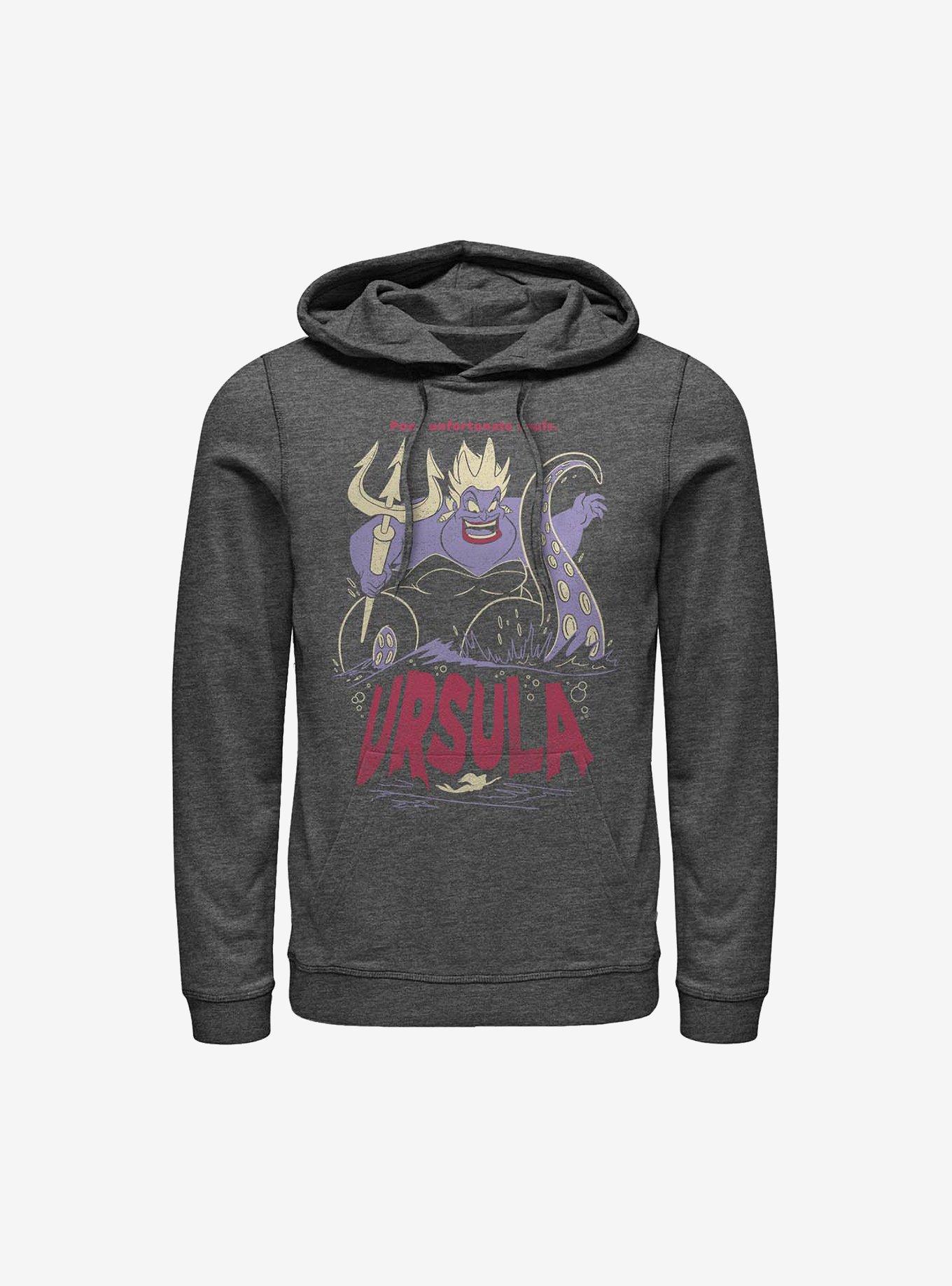 Disney The Little Mermaid Ursula The Sea Witch Hoodie, CHAR HTR, hi-res