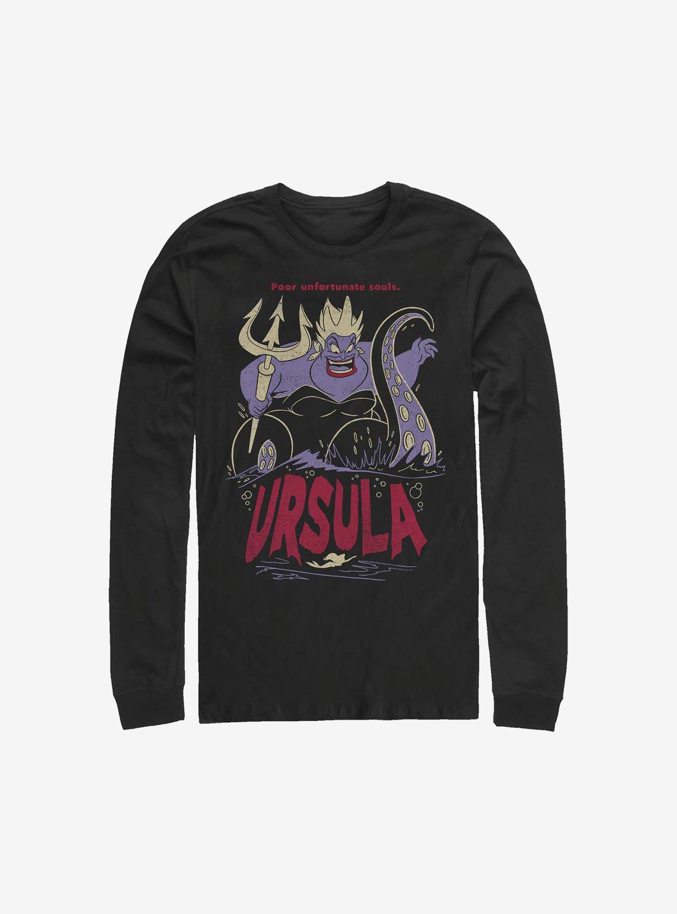 Disney The Little Mermaid Ursula The Sea Witch Long-Sleeve T-Shirt, BLACK, hi-res