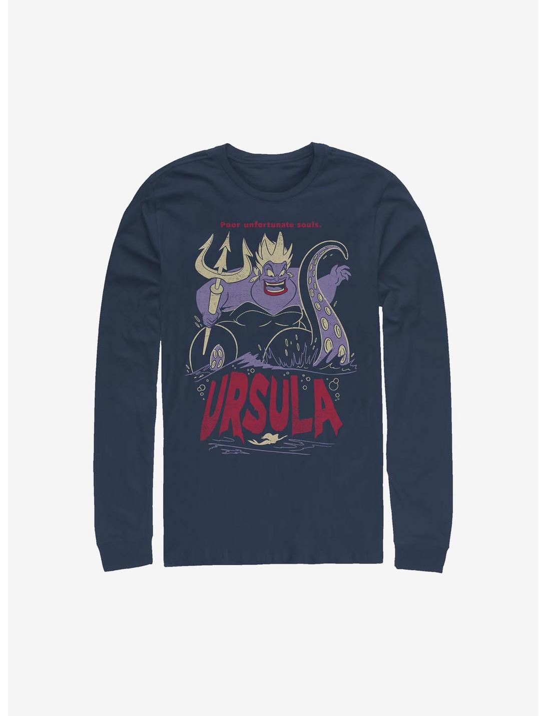 Disney The Little Mermaid Ursula The Sea Witch Long-Sleeve T-Shirt, NAVY, hi-res