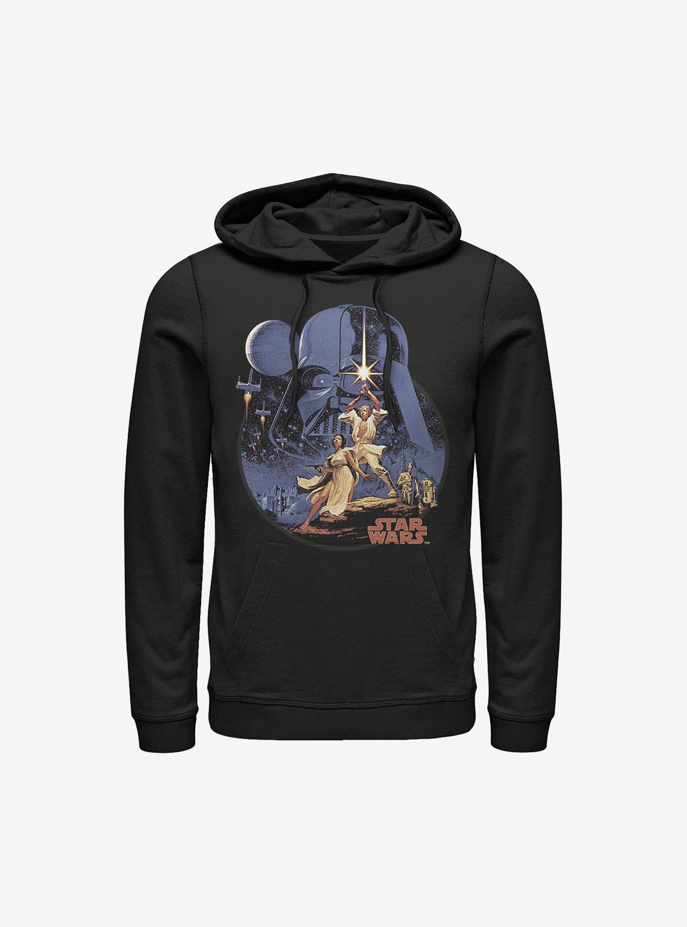 Star Wars Stellar Vintage Hoodie, BLACK, hi-res