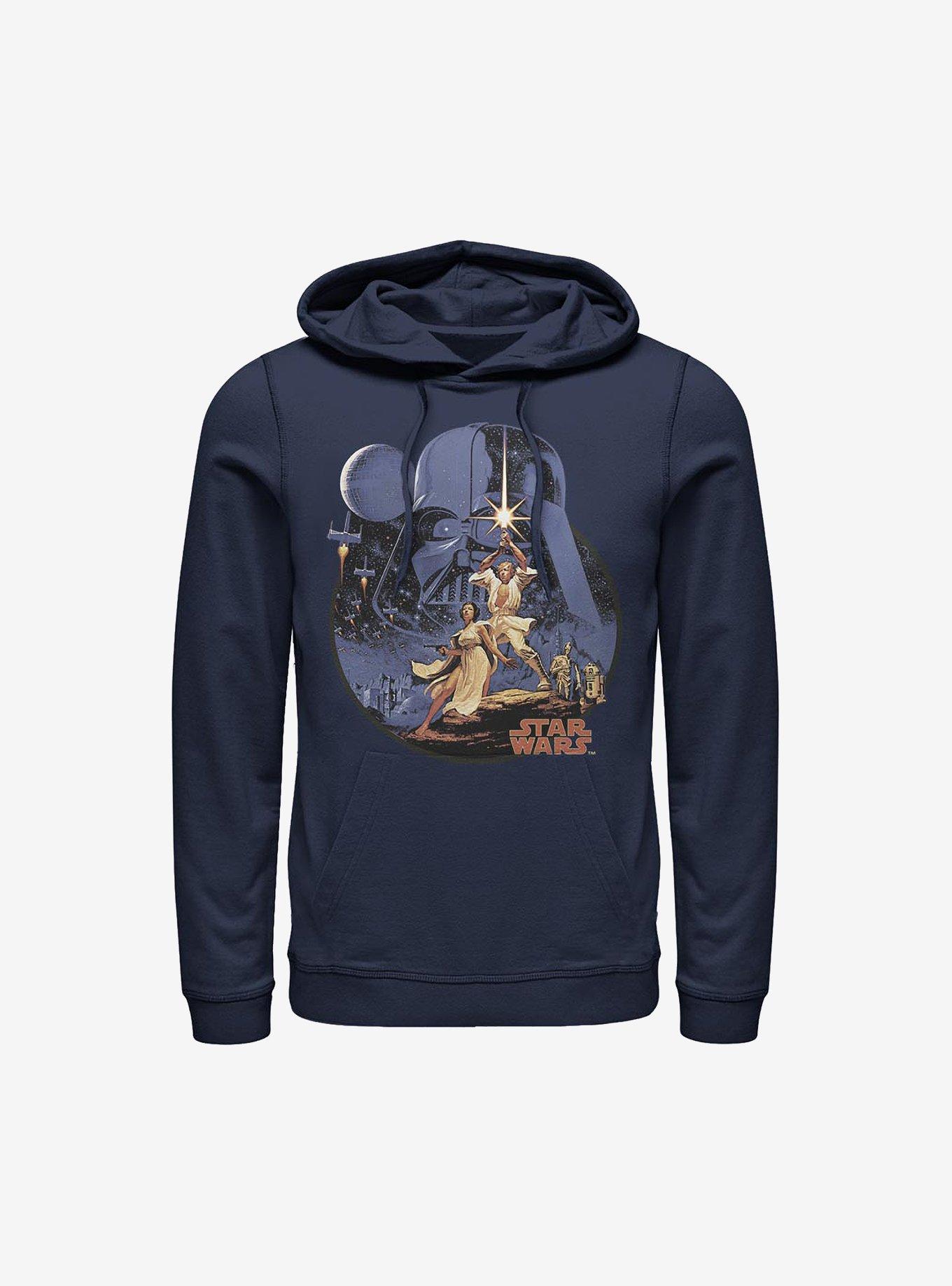 Star Wars Stellar Vintage Hoodie, NAVY, hi-res