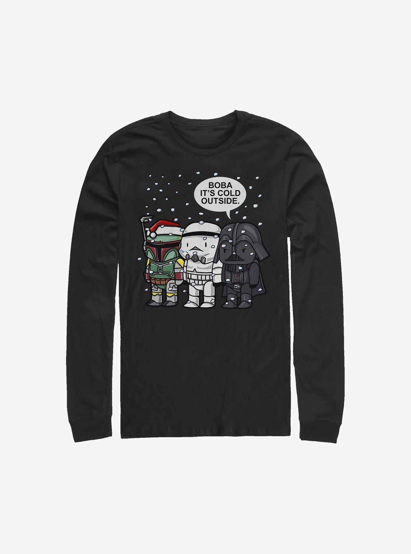 Star Wars Boba It's Cold Long-Sleeve T-Shirt, BLACK, hi-res