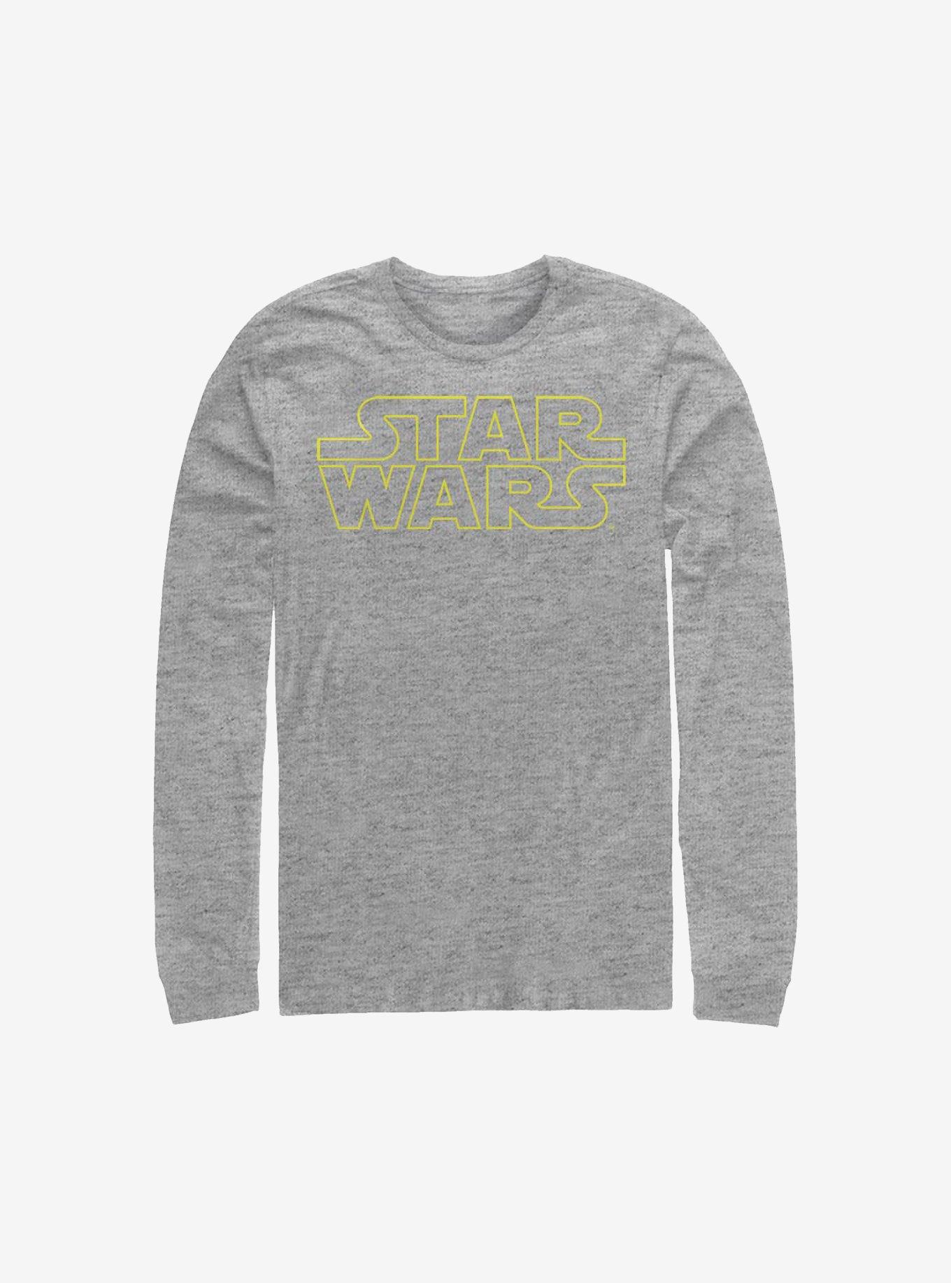 Star Wars Simplified Long-Sleeve T-Shirt, ATH HTR, hi-res