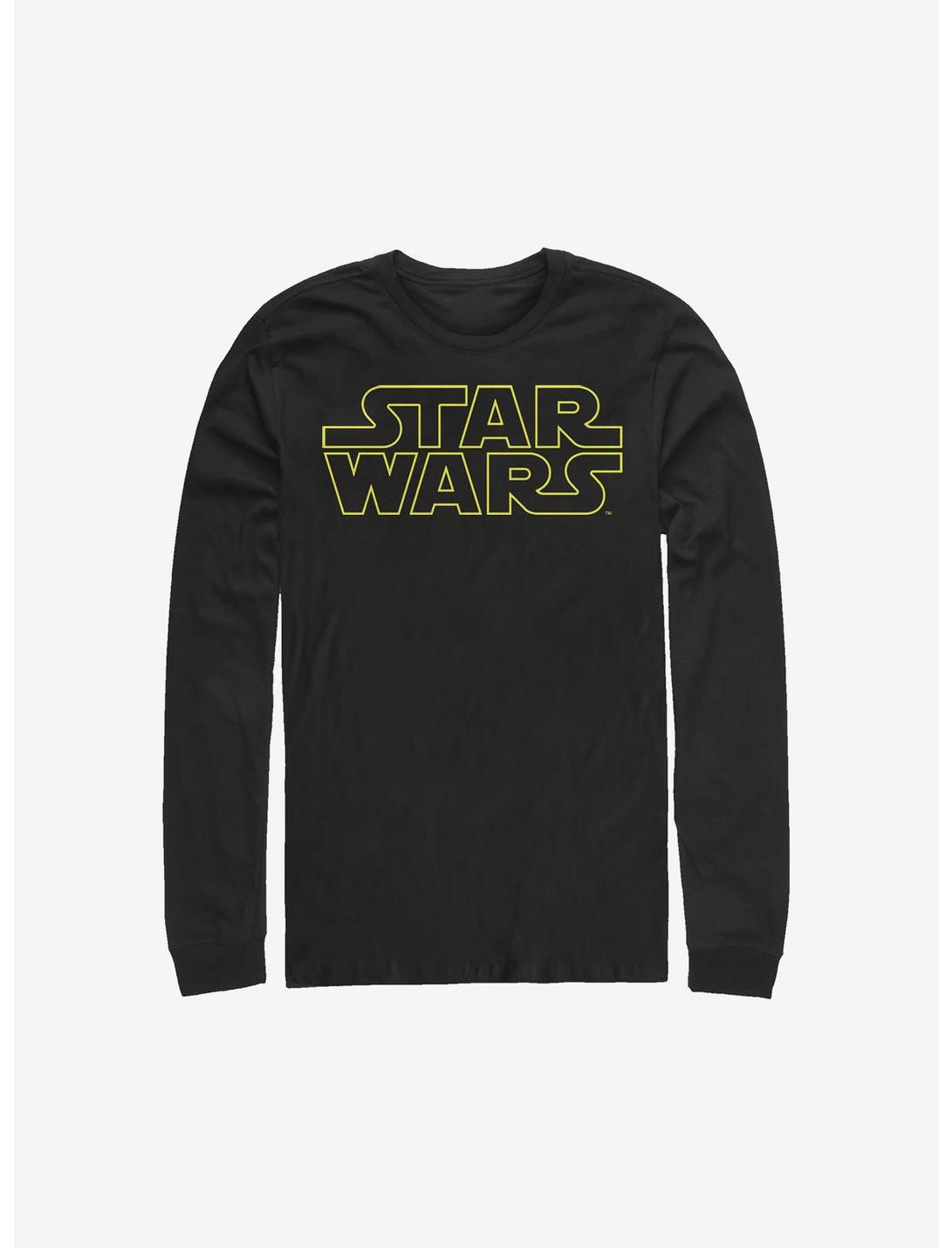 Star Wars Simplified Long-Sleeve T-Shirt, BLACK, hi-res