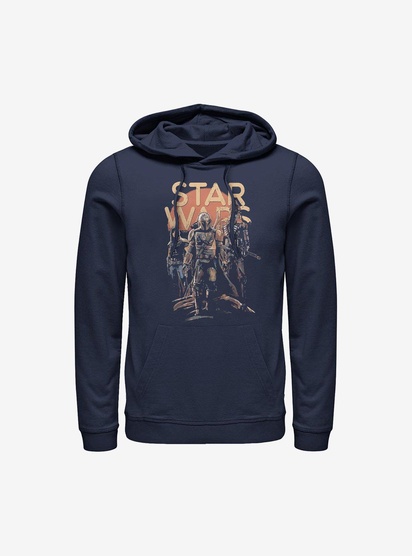 Star Wars The Mandalorian A Few Credits More Hoodie, NAVY, hi-res