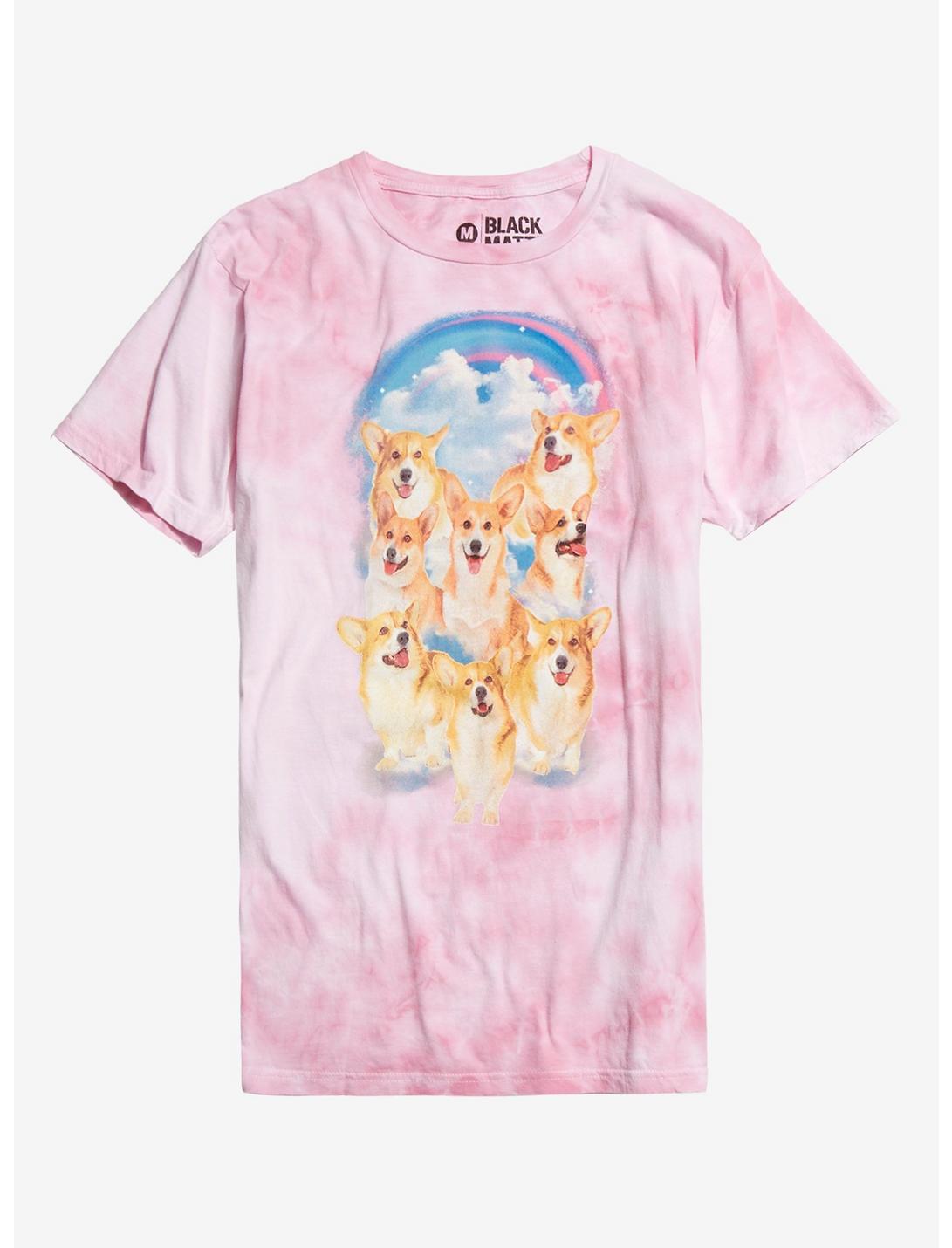 Corgi Dream Tie-Dye Girls T-Shirt, MULTI, hi-res