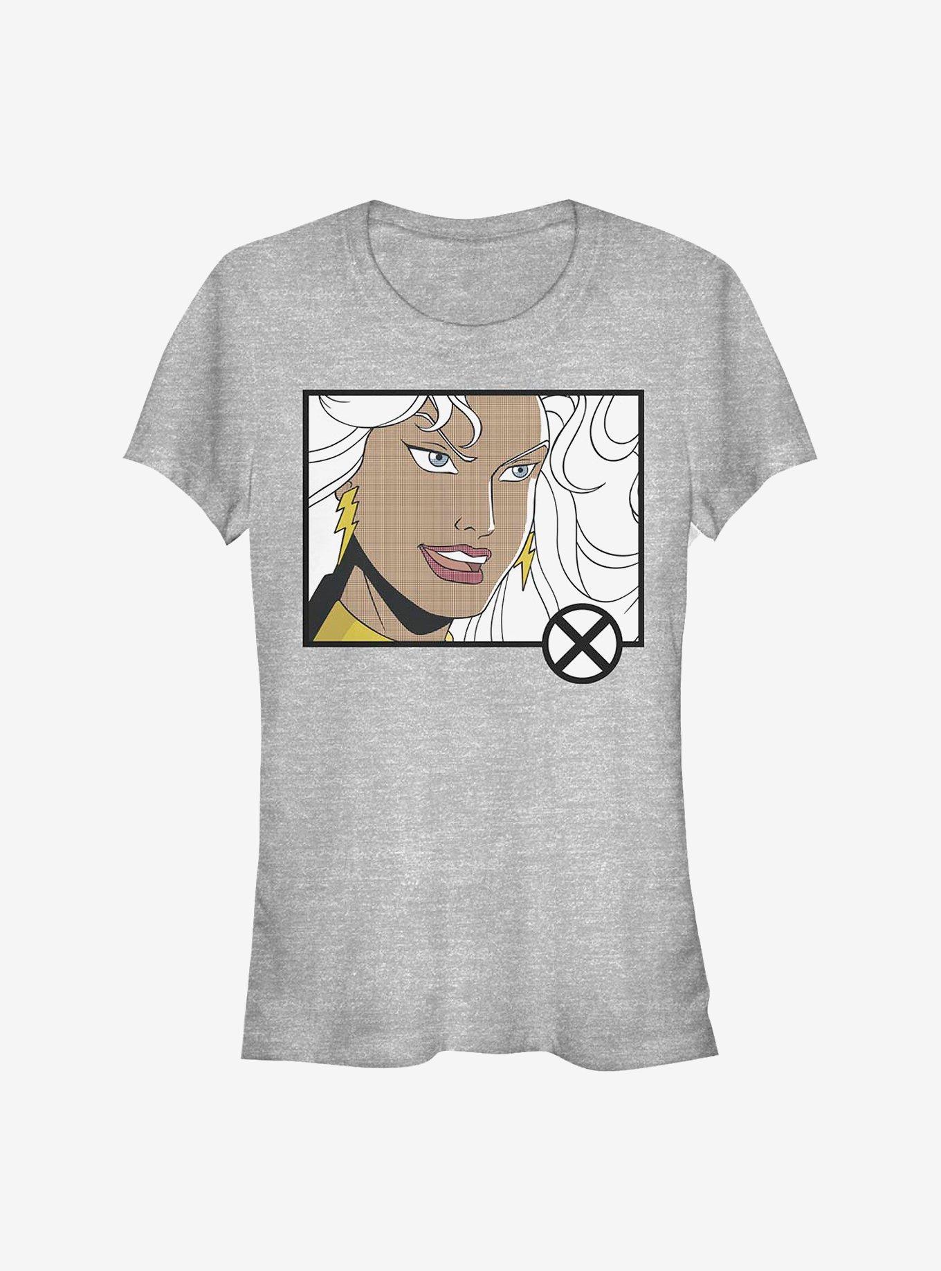 Marvel X-Men Storm Pop Art Girls T-Shirt, ATH HTR, hi-res