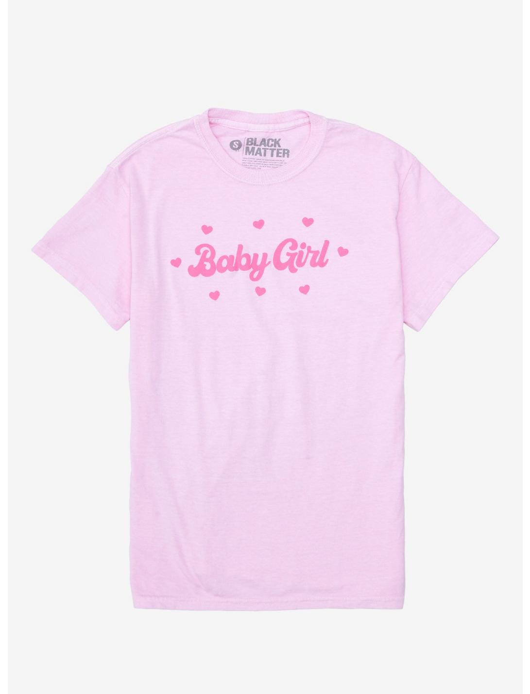 Baby Girl Hearts Girls T-Shirt Plus Size, PINK, hi-res
