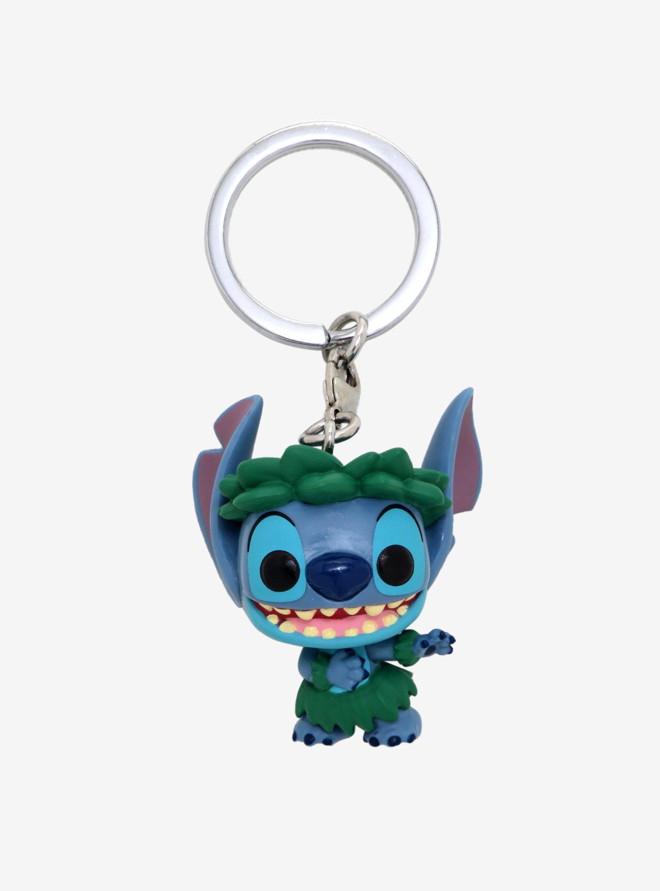 Cute Cartoon Lilo Stitch Doll Toys Light LED Stitch Stich Keychain