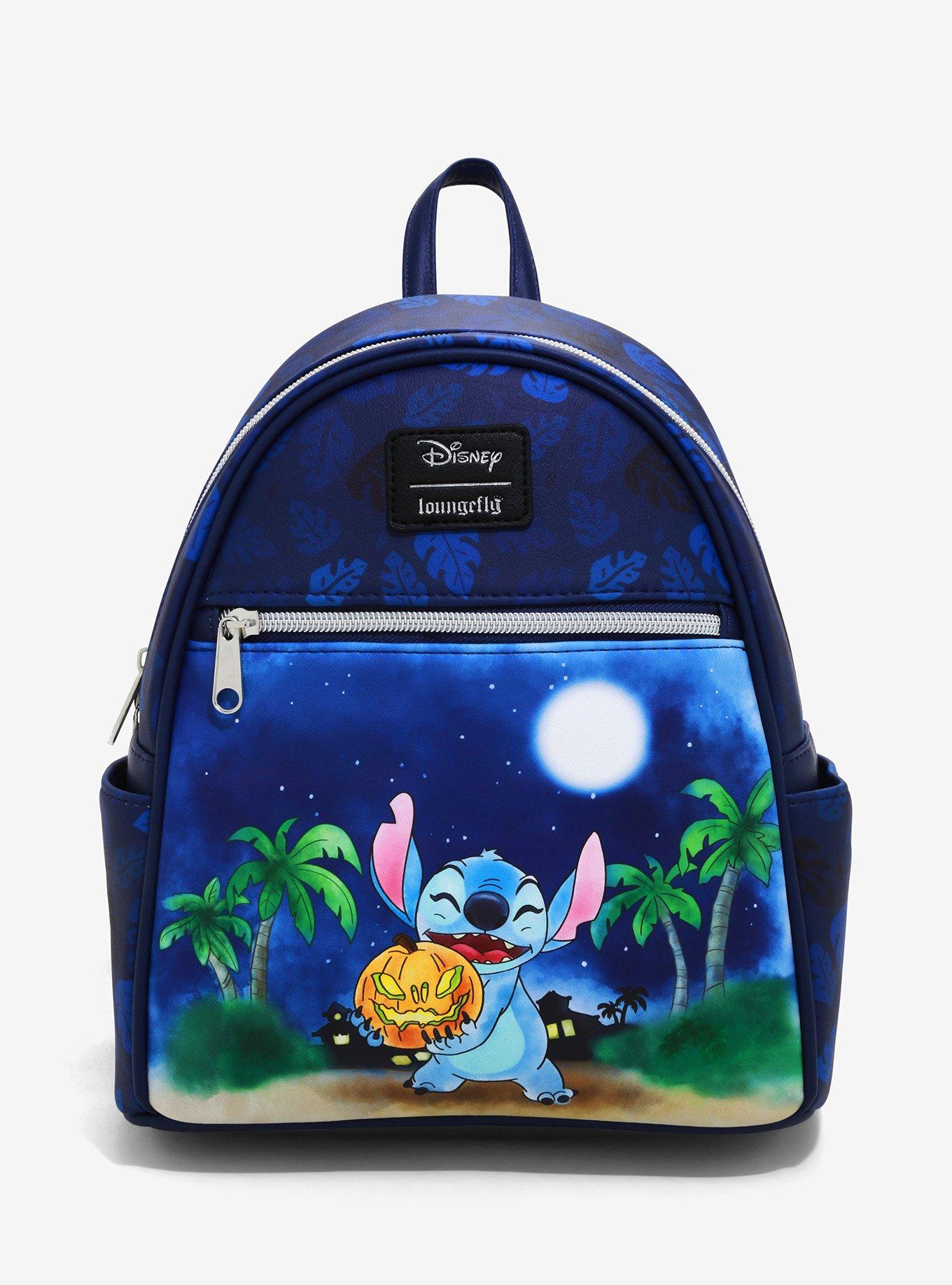 Loungefly Disney Lilo & Stitch Pumpkin Stitch Mini Backpack | Hot Topic