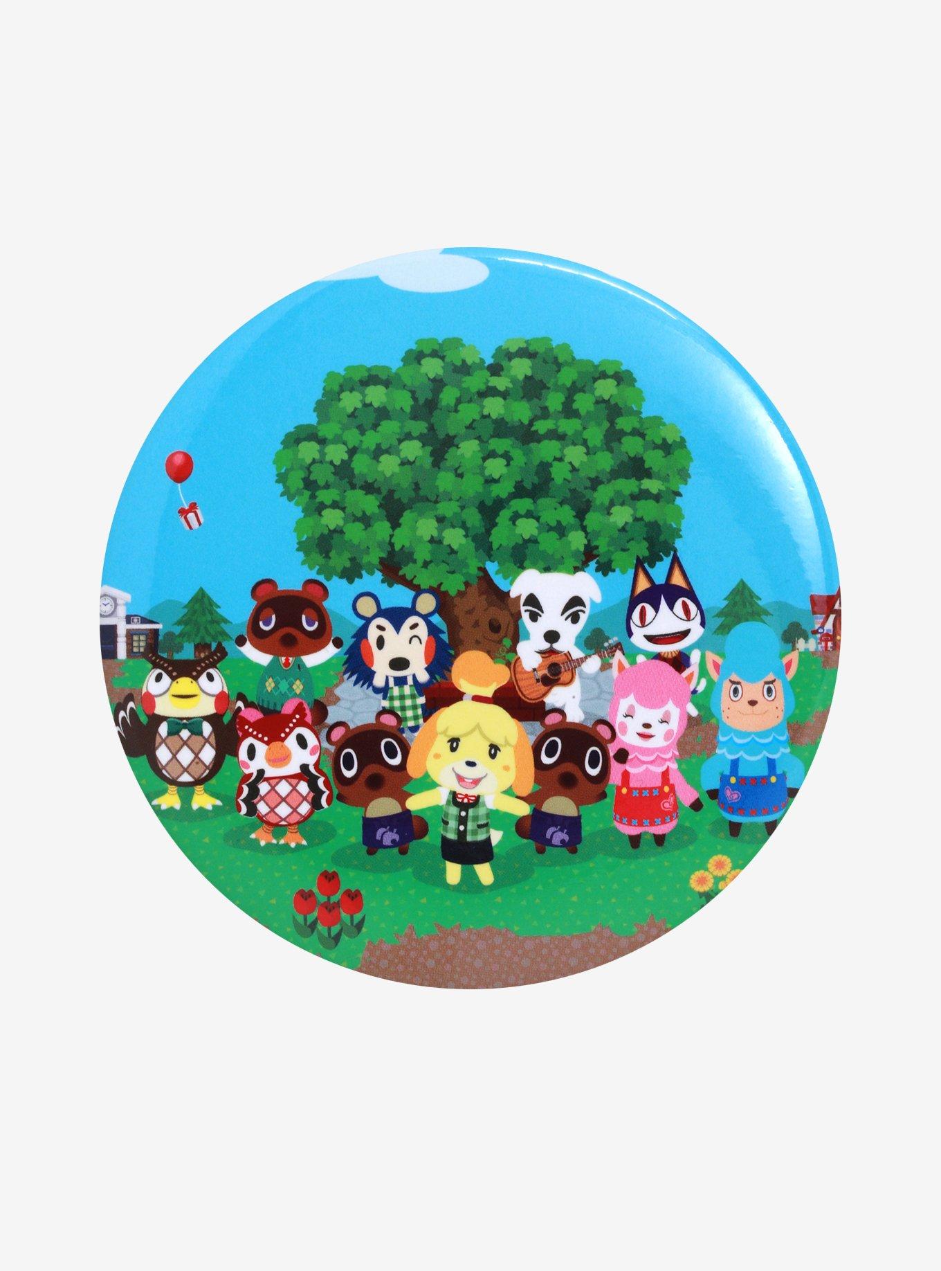 Animal Crossing Group 3 Inch Button, , hi-res