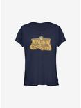 Animal Crossing Logo Girls T-Shirt, NAVY, hi-res