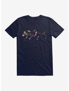 The Last Kids On Earth Group In Action T-Shirt, NAVY, hi-res