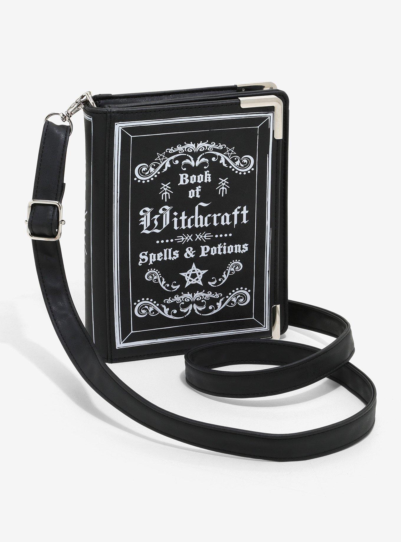 Witchcraft Spells & Potions Book Crossbody Bag, , hi-res