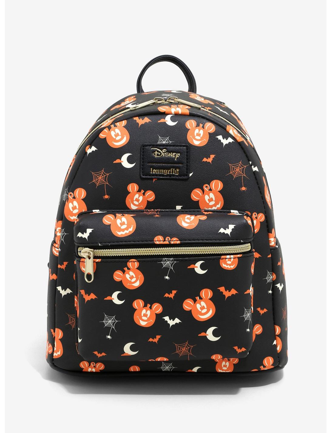 Loungefly Disney Mickey Mouse Pumpkin Mini Backpack, , hi-res