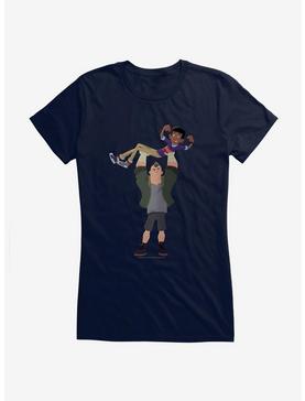 The Last Kids On Earth Quint And Dirk Girls T-Shirt, NAVY, hi-res
