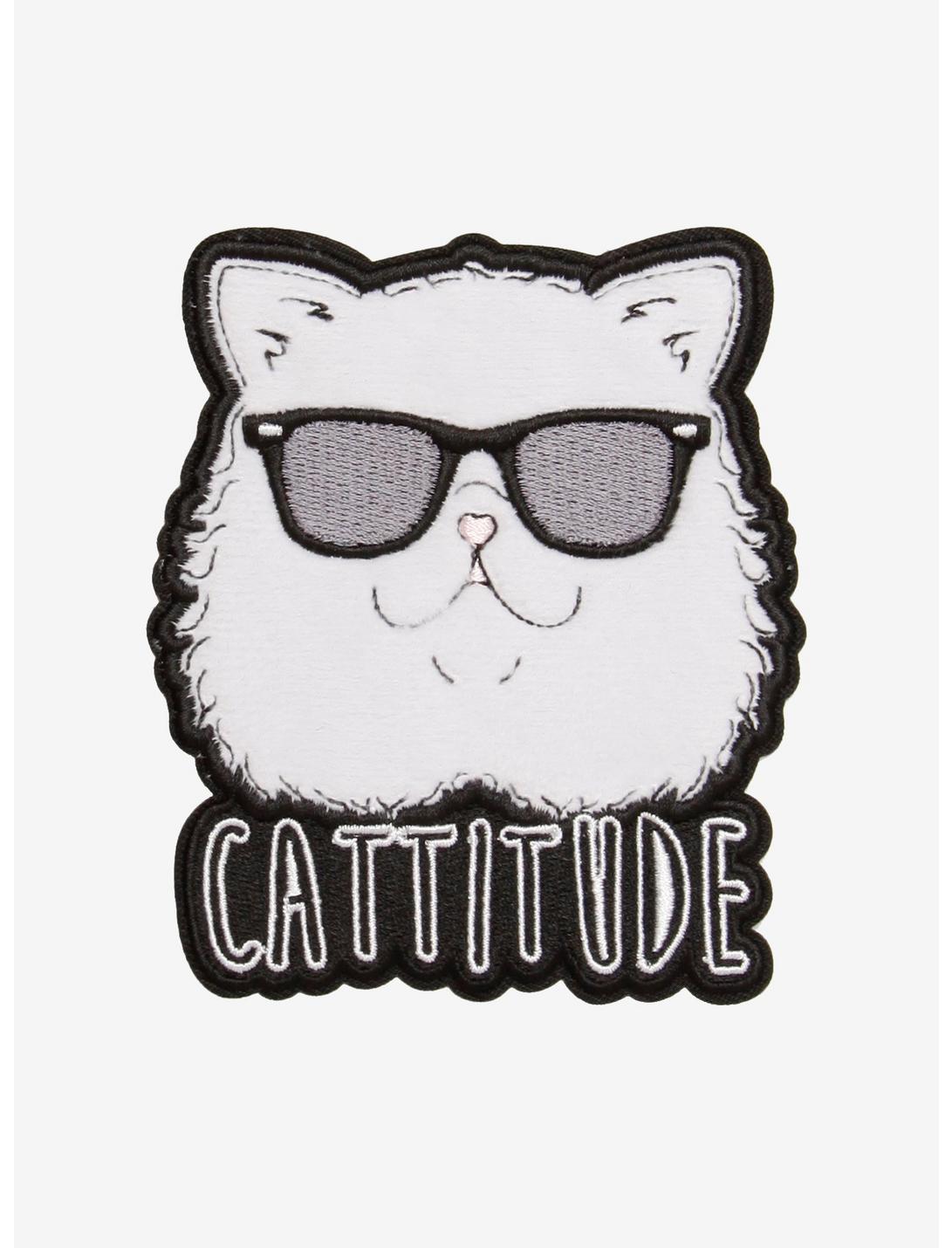 Cattitude Cat Patch, , hi-res