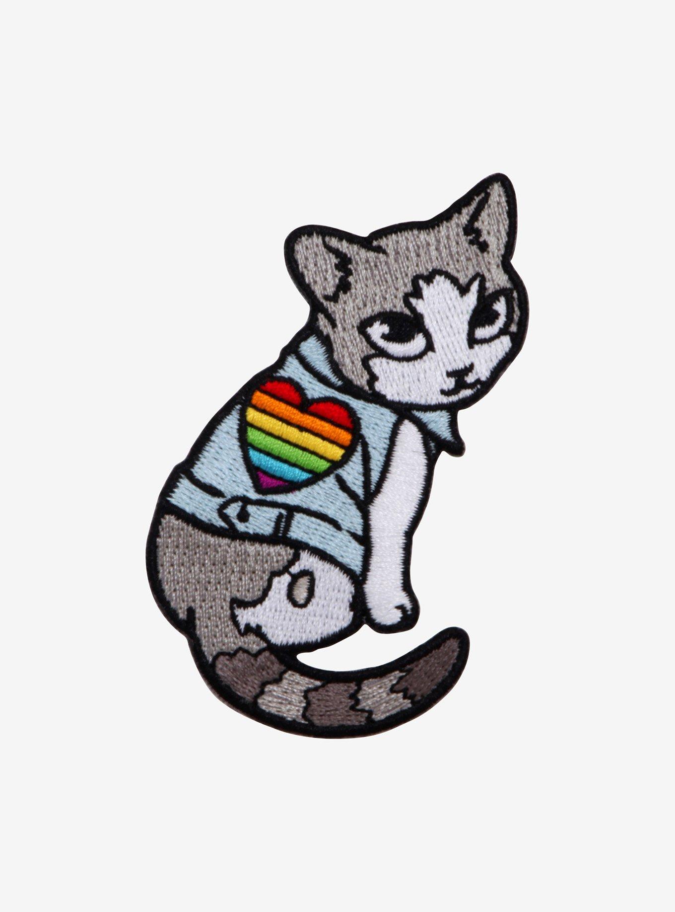 Pride Vest Cat Patch, , hi-res