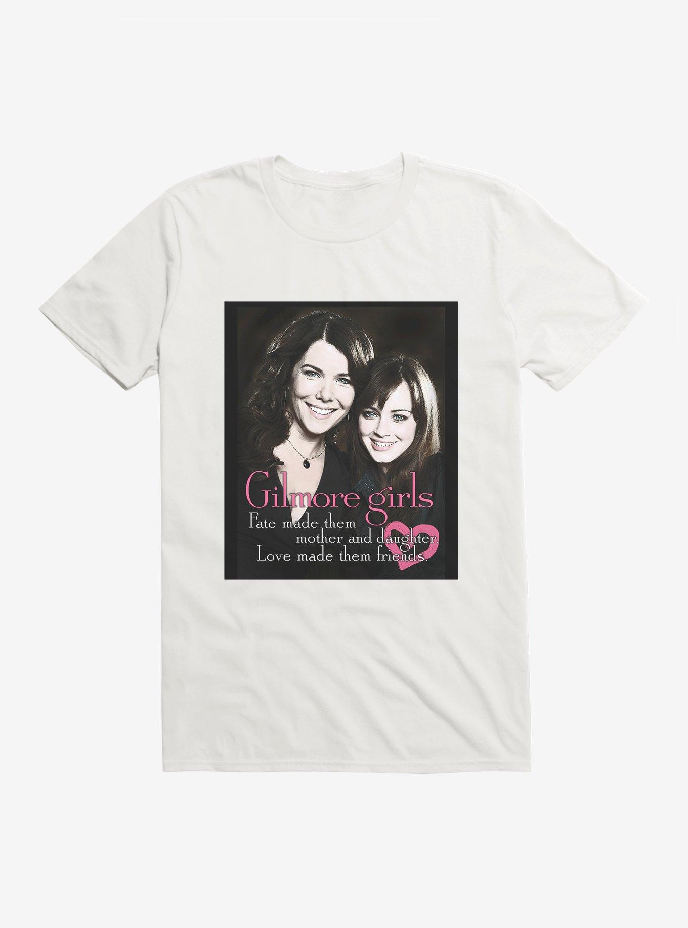 Gilmore Girls Lorelai And Rory T-Shirt, WHITE, hi-res