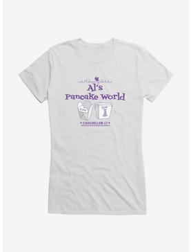 Gilmore Girls Al's Pancake World Girls T-Shirt, WHITE, hi-res