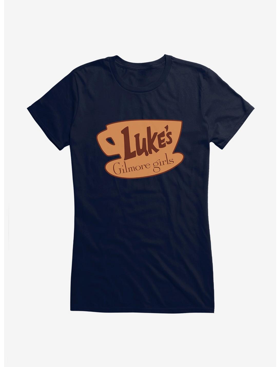 Gilmore Girls Luke's Diner Girls T-Shirt, NAVY, hi-res