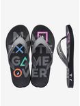 Playstation Black And Grey Flip Flop Sandal, BLACK  GREY, hi-res