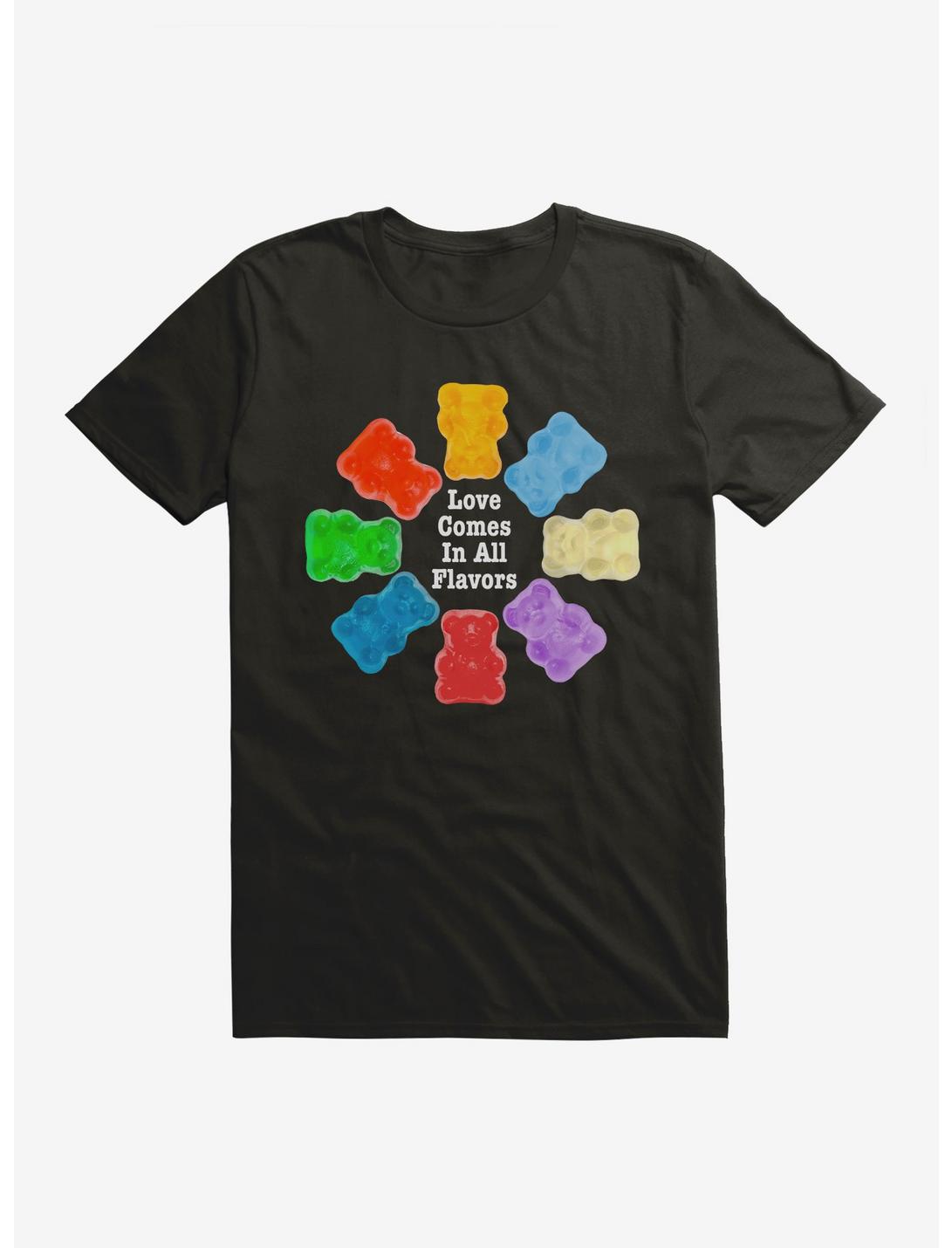 Hot Topic Bear Candy Love Comes In All Flavors T-Shirt, , hi-res