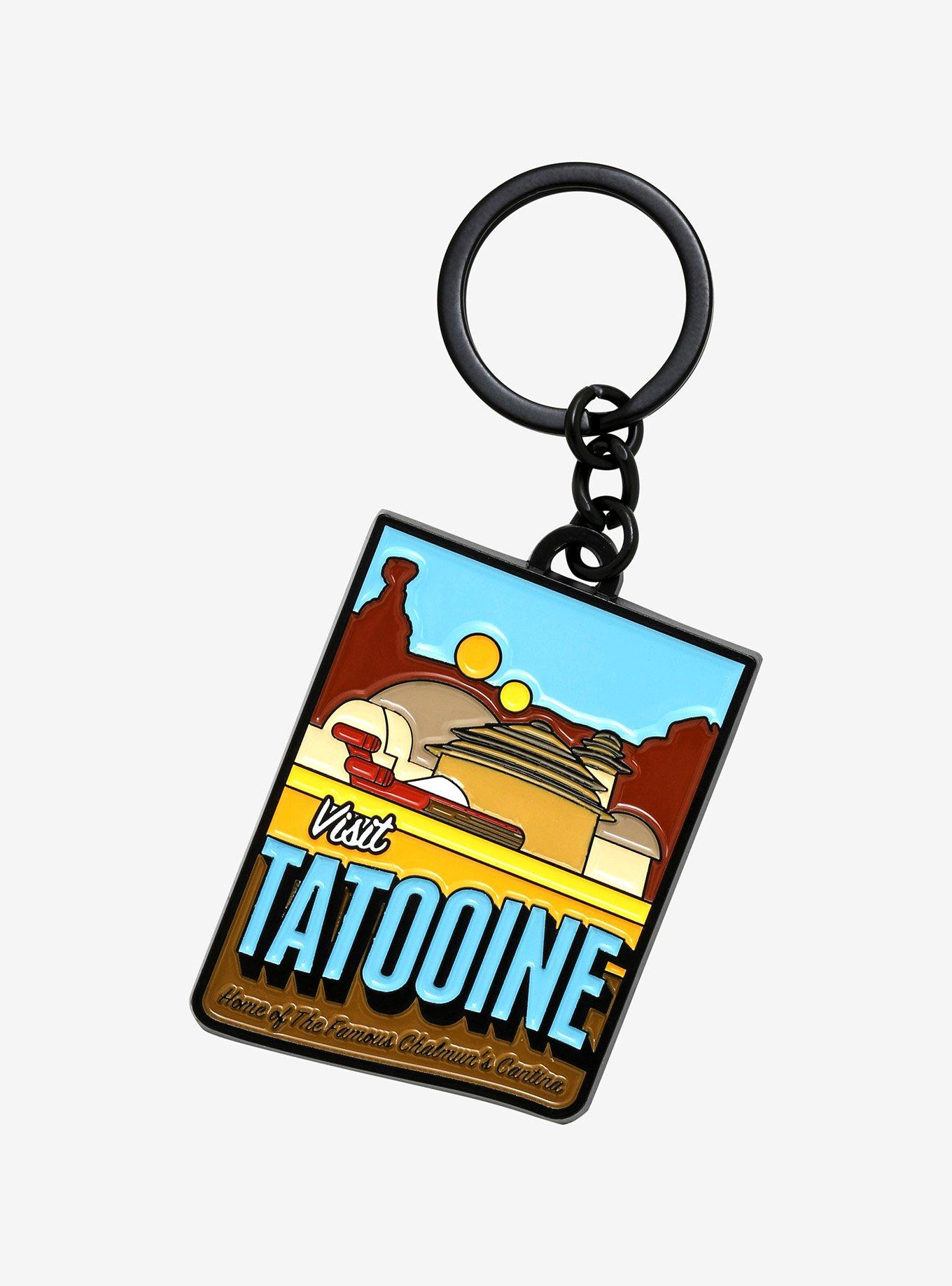 Star Wars Visit Tatooine Enamel Keychain - BoxLunch Exclusive | BoxLunch