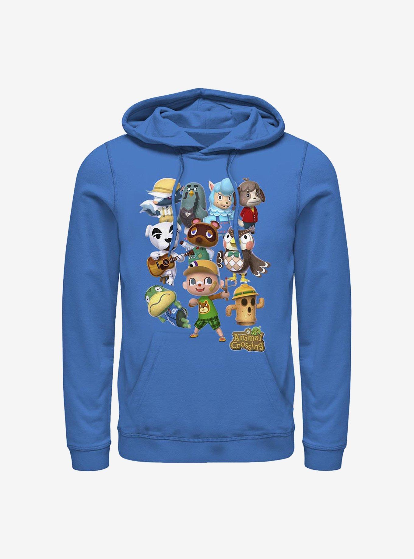 Nintendo Animal Crossing Welcome Hoodie, ROYAL, hi-res