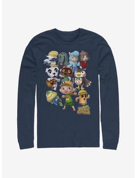 Plus Size Nintendo Animal Crossing Welcome Long-Sleeve T-Shirt, , hi-res