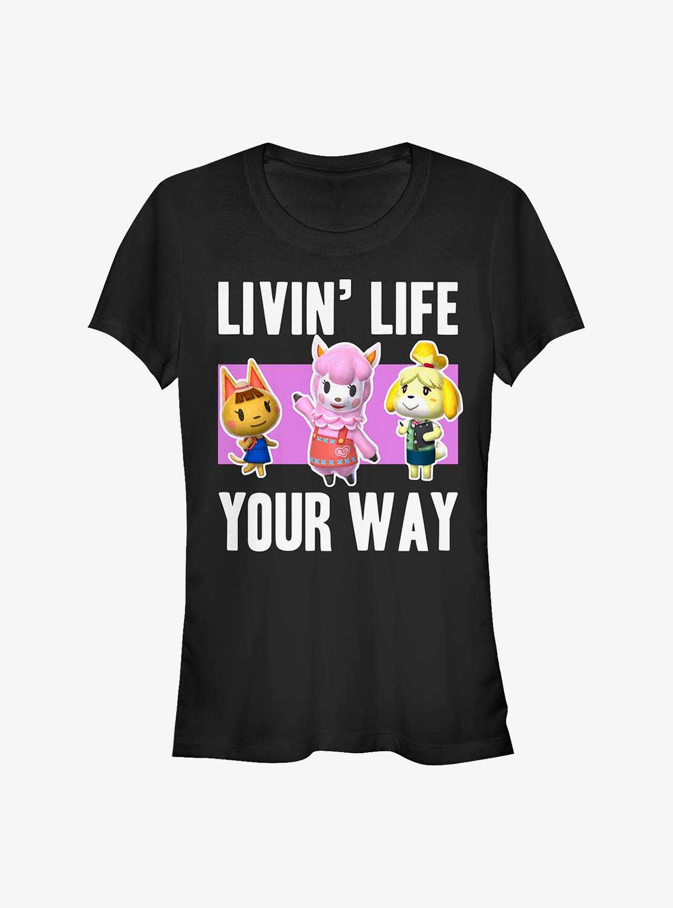 Nintendo Animal Crossing Living Life Girls T-Shirt, , hi-res