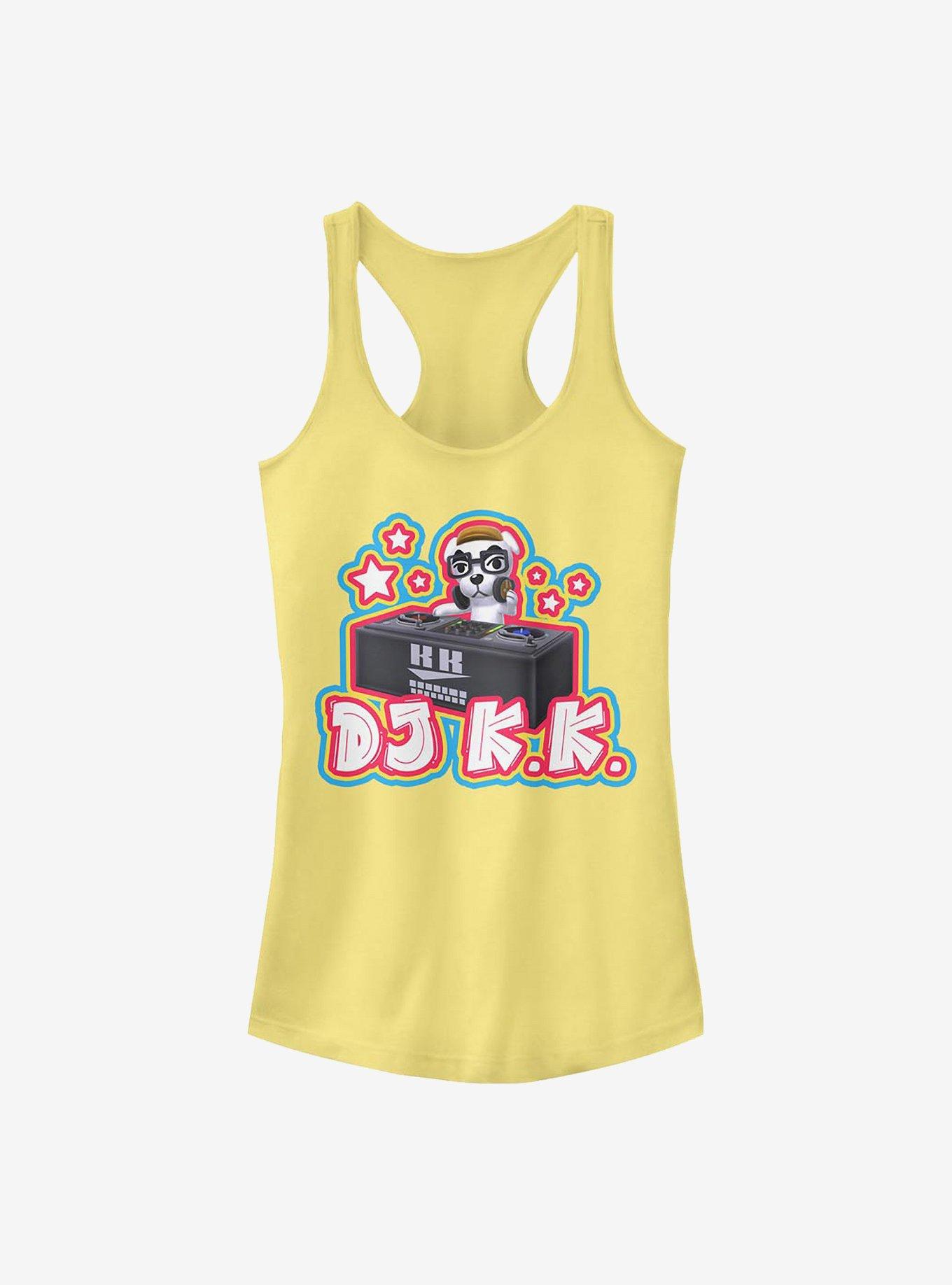 Nintendo Animal Crossing DJ K.K. Japanese Pop Girls Tank, BANANA, hi-res