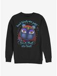 Nintendo Animal Crossing Bad Times Crew Sweatshirt, BLACK, hi-res