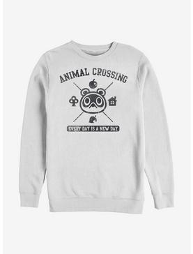 Nintendo Animal Crossing Every Day Crew Sweatshirt, WHITE, hi-res
