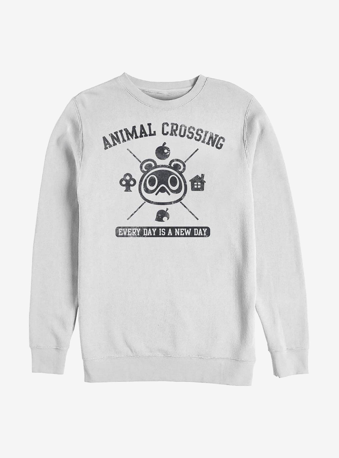 Nintendo Animal Crossing Every Day Crew Sweatshirt - WHITE | Hot Topic