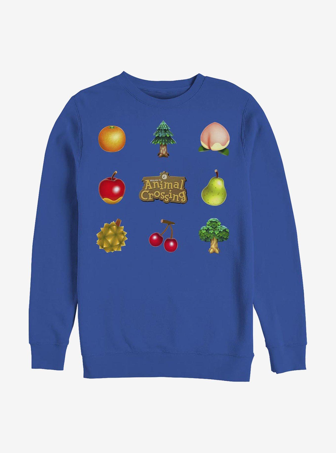 Nintendo Animal Crossing Items Crew Sweatshirt