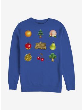 Nintendo Animal Crossing Items Crew Sweatshirt, , hi-res