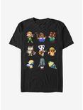 Nintendo Animal Crossing Town Folk T-Shirt, BLACK, hi-res