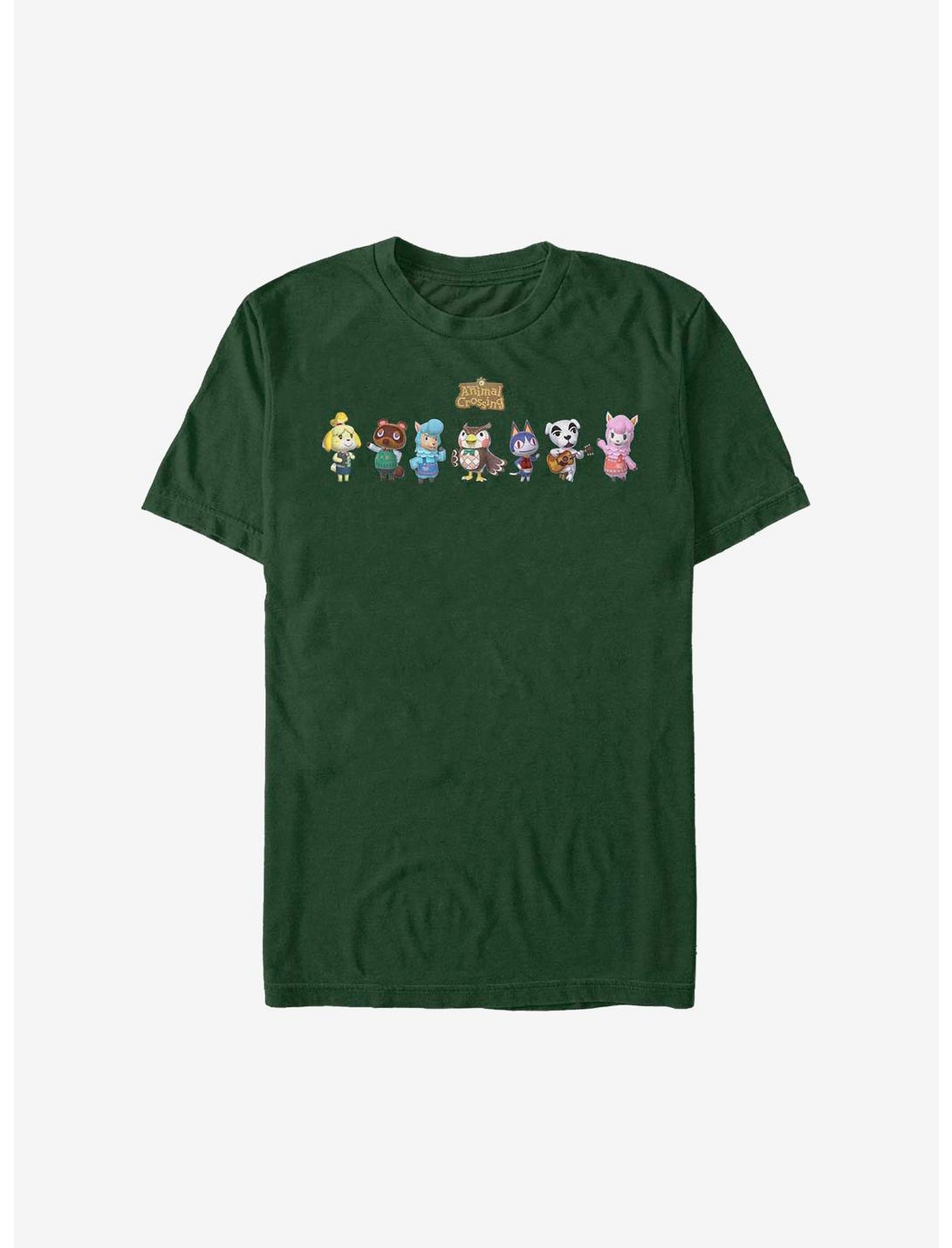 Animal Crossing Greetings T-Shirt, FOREST GRN, hi-res